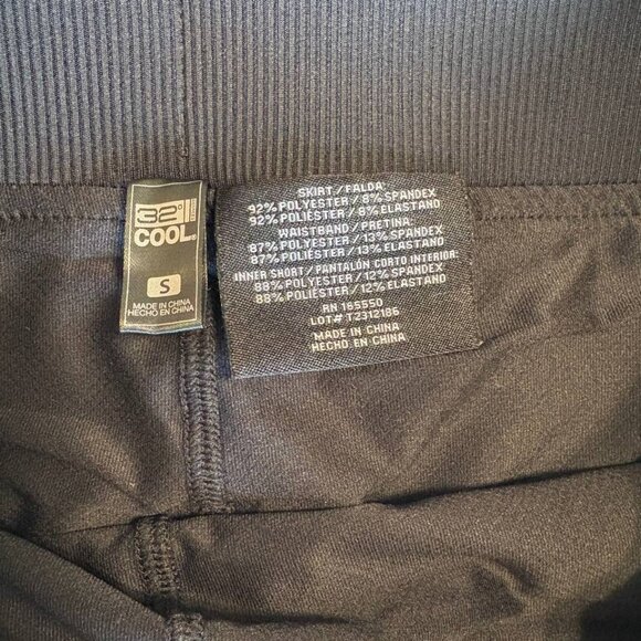 NWOT 32 Degrees Cool Women's Black Skirt/Skort Small-Med - Picture 7 of 9